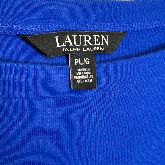 Ralph Lauren (size PL)Red White and Blue stripes Cotton Boatneck Knit Top - Picture 8 of 10